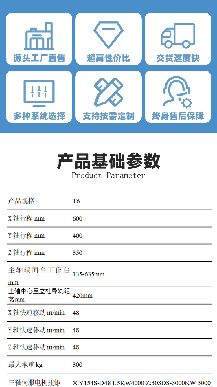 T6鉆攻中心小型機床四五軸加工中心立式型材CNC加工中心