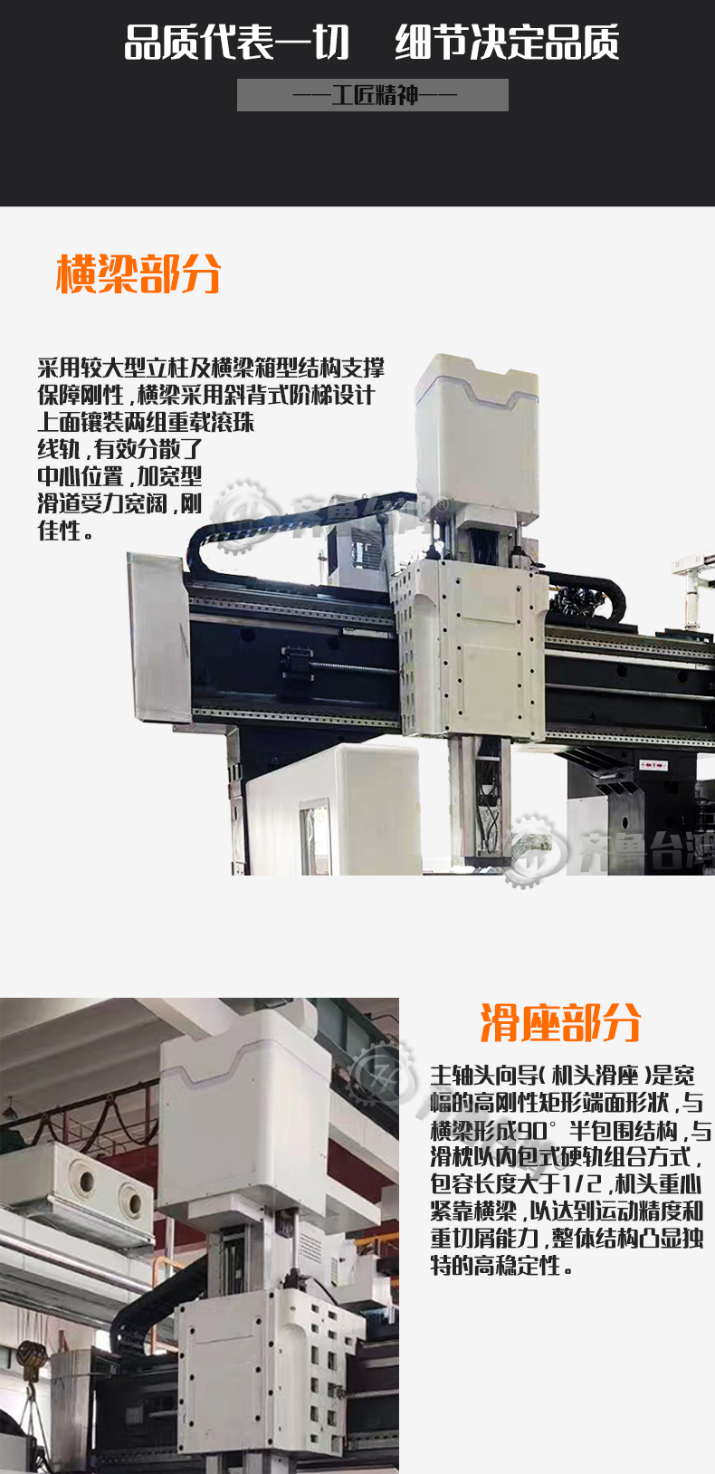 1613小型龍門加工中心數控龍門銑床兩線一硬