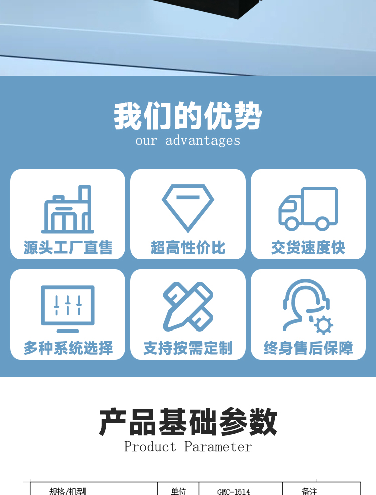 GMC1614龍門加工中心數控龍門銑床兩線一硬定梁龍門加工中心